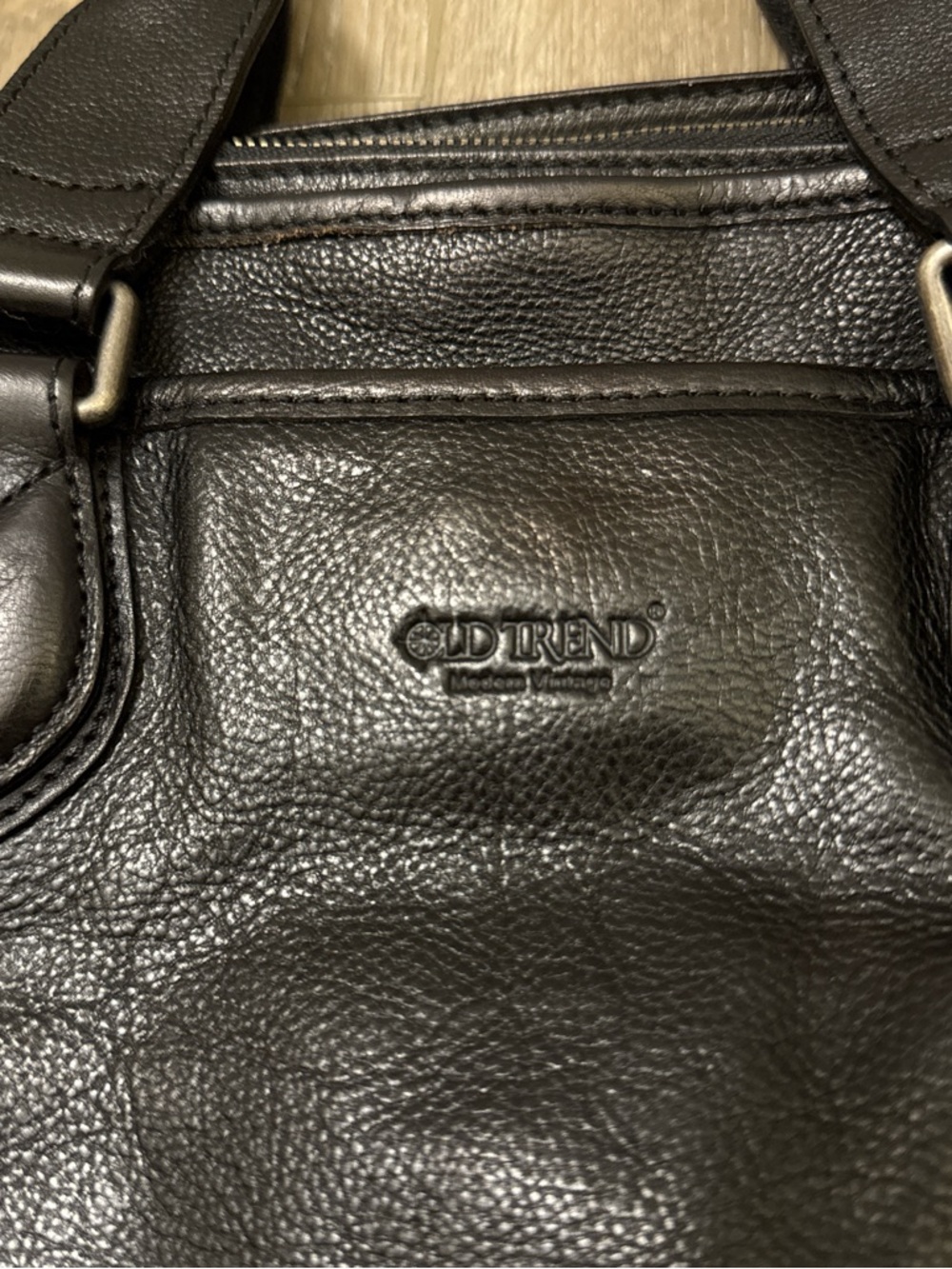 Old trend modern vintage genuine leather duffle bag - Picture 8 of 8